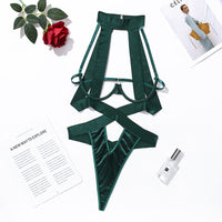 Combinaison Lingerie Femme - Col licou ajouré en corde - Transparente - Une pièce