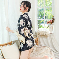 Noir Lace Slip