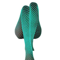 Women's Glow-in-the-Dark Fishnet Stockings – Hollow Mesh Pantyhose