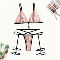 Midnight Georgette Bralette