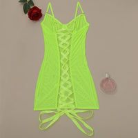 Combinaison lingerie en maille transparente pour femme – Pyjama body transparent