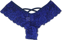 Women's 4-Pack Lace Underwear Set - G-String Brief Thong Panties