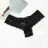 Women's 4-Pack Lace Underwear Set - G-String Brief Thong Panties