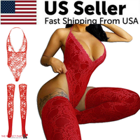 Nuisette Babydoll en dentelle pour femme – Lingerie de nuit caraco, combinaison, robe de nuit