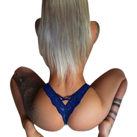 Women's 4-Pack Lace Underwear Set - G-String Brief Thong Panties
