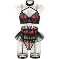 Amethyst Chiffon Corset