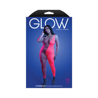 Bas résille fantaisie Lingerie luminescente Hyperdrive à strass réactifs aux UV