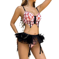 Rose Silk Babydoll
