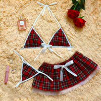 Scarlet Satin Bralette