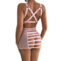 Scarlet Chiffon Teddy