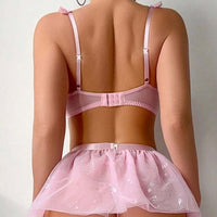 Obsidian Chiffon Corset