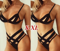 Ensemble de Lingerie Trois Points en Dentelle pour Femme – Pack Intime Noir