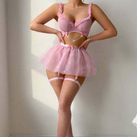 Obsidian Chiffon Corset