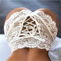 Ensemble de lingerie et culotte sexy en dentelle pour femme Lingerie sexy Culotte en nylon Culotte transparente Lingerie sexy Culotte en lingerie