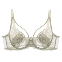 Soutien-gorge Femme Rembourré en Dentelle Couvrante - Anti-Affaissement Ultra-Fin
