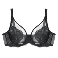 Soutien-gorge Femme Rembourré en Dentelle Couvrante - Anti-Affaissement Ultra-Fin