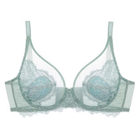 Soutien-gorge Femme Rembourré en Dentelle Couvrante - Anti-Affaissement Ultra-Fin