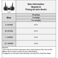 Soutien-gorge Femme Rembourré en Dentelle Couvrante - Anti-Affaissement Ultra-Fin